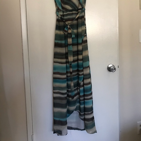 Long flowy Summer-Dress in “Mermaid-Colors”. - Picture 2 of 2